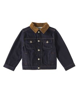 Bonpoint Bonpoint Eddis corduroy-trimmed denim jacket