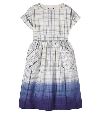 Bonpoint Bonpoint Edelweiss checked cotton dress