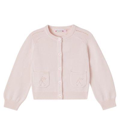 Bonpoint Bonpoint Elisea open-knit cotton cardigan