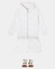 Bonpoint Bonpoint Embroidered cotton jersey zip-up hoodie - 2