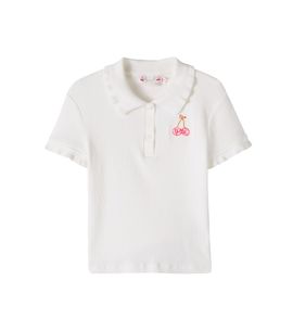 Bonpoint Bonpoint Gina embroidered cotton polo shirt