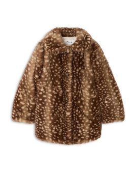 Bonpoint Bonpoint Girls' Doogie Faux Fur Coat