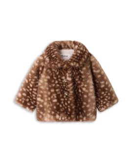 Bonpoint Bonpoint Girls' Douceur Faux Fur Coat