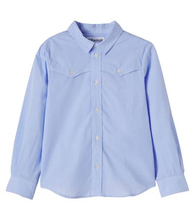 Bonpoint Bonpoint Jared cotton poplin Western shirt