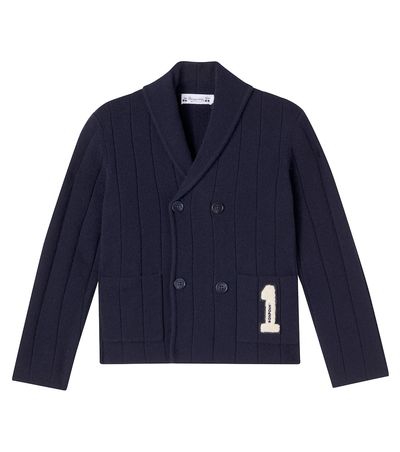 Bonpoint Bonpoint Joseph patch-appliquÃ© wool cardigan