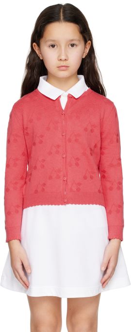 Bonpoint Bonpoint Kids Pink Thindra Cardigan
