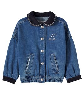 Bonpoint Bonpoint Lala embellished denim jacket