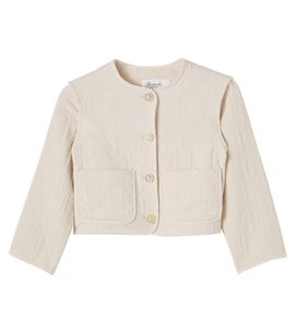 Bonpoint Bonpoint Lathifa quilted cotton-blend jacket