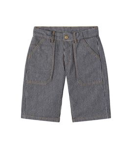 Bonpoint Bonpoint Levon striped denim shorts