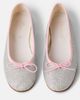 Bonpoint Bonpoint Lisa bow-detail glitter ballet flats - 4