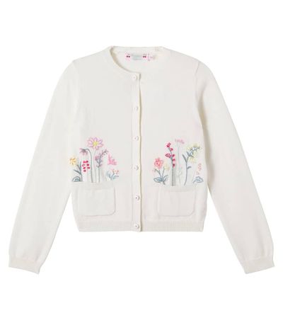 Bonpoint Bonpoint Lucila cotton and cashmere cardigan