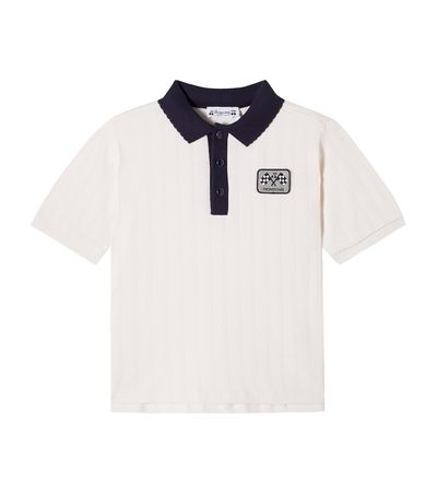 Bonpoint Bonpoint Lycoris Porsche cotton polo shirt