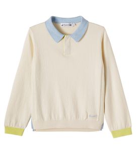 Bonpoint Bonpoint Mae cotton and cashmere polo shirt