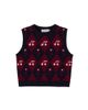 Bonpoint Bonpoint Maelle argyle wool sweater vest - 1