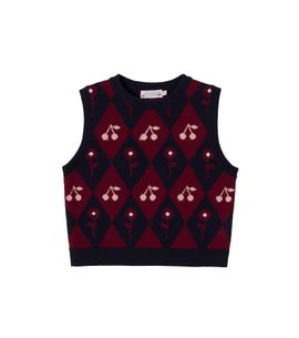 Bonpoint Bonpoint Maelle argyle wool sweater vest