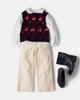 Bonpoint Bonpoint Maelle argyle wool sweater vest - 2