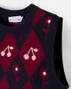 Bonpoint Bonpoint Maelle argyle wool sweater vest - 4