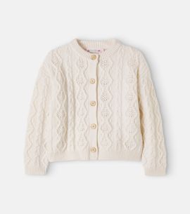 Bonpoint Bonpoint Marella cable-knit wool cardigan