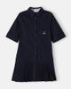 Bonpoint Bonpoint Maribelle pleated cotton shirt dress - 1