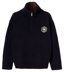 Bonpoint Bonpoint Marinus wool half-zip sweater