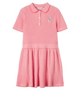 Bonpoint Bonpoint Marlie checked embroidered cotton dress
