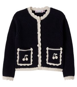 Bonpoint Bonpoint Marlys wool and cotton cardigan