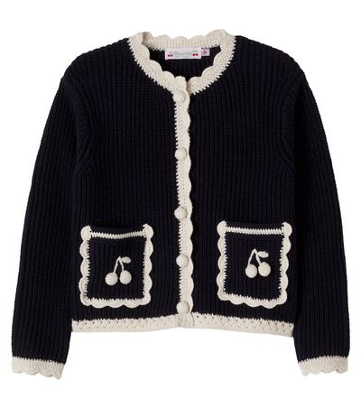 Bonpoint Bonpoint Marlys wool and cotton cardigan