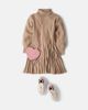 Bonpoint Bonpoint Marthe pleated wool and cashmere-blend dress - 2