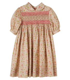 Bonpoint Bonpoint Melodia smocked floral cotton dress