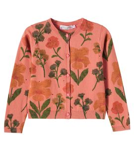 Bonpoint Bonpoint Mina floral cotton and cashmere cardigan