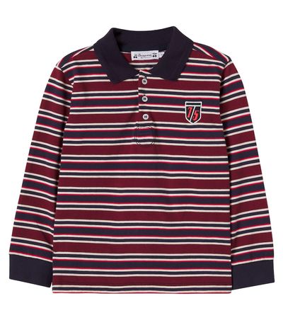 Bonpoint Bonpoint Mirko striped cotton polo shirt