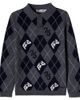 Bonpoint Bonpoint Morgan argyle wool polo sweater - 1