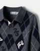 Bonpoint Bonpoint Morgan argyle wool polo sweater - 4