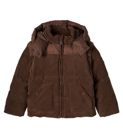 Bonpoint Bonpoint Morris corduroy puffer jacket