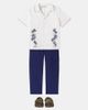 Bonpoint Bonpoint Steve embroidered cotton poplin shirt - 2