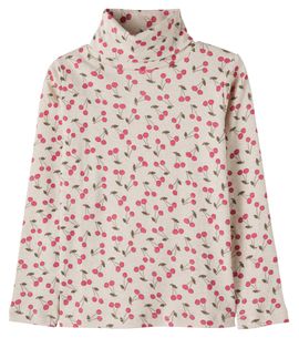 Bonpoint Bonpoint Tahiti printed cotton turtleneck top