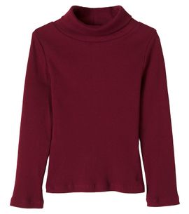 Bonpoint Bonpoint Tahiti ribbed-knit cotton turtleneck top