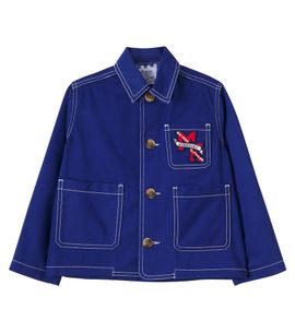 Bonpoint Bonpoint x KitsunÃ© Linus patch-appliquÃ© denim jacket