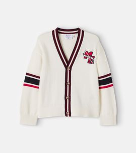 Bonpoint Bonpoint x Maison Kitsuné cotton and cashmere cardigan