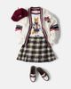 Bonpoint Bonpoint x Maison Kitsuné embroidered cotton and cashmere beret - 2