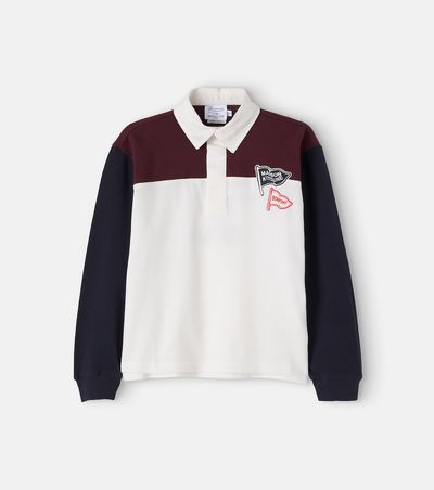 Bonpoint Bonpoint x Maison Kitsuné Mederic piqué polo shirt