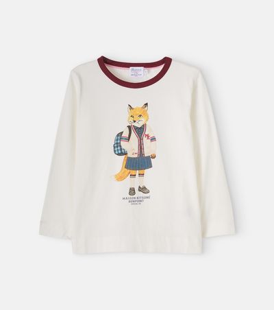 Bonpoint Bonpoint x Maison Kitsuné printed cotton jersey T-shirt