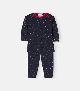 Bonpoint Bonpoint x Maison Kitsuné printed cotton T-shirt and pants set