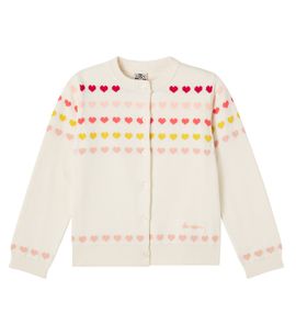 Bonton Bonton Laligne jacquard cotton cardigan