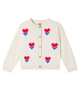 Bonton Bonton Nina jacquard cotton cardigan