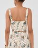 Borgo de Nor Borgo de Nor Didi Cotton Top MINATURE FLORAL CREAM - 3
