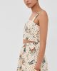 Borgo de Nor Borgo de Nor Didi Cotton Top MINATURE FLORAL CREAM - 4