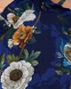 Borgo de Nor Borgo de Nor Tatiana Crepe Satin Dress Magical Blossom Navy - 6
