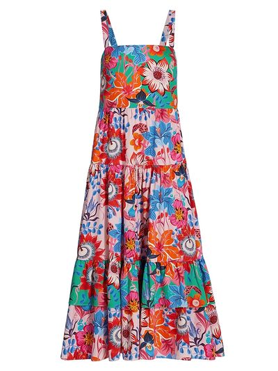 Borgo de Nor - Women's Daniela Floral Tiered Midi-Dress