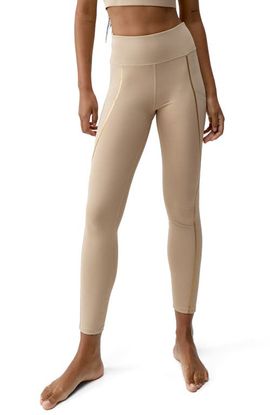 Born Living Yoga Born Living Yoga Gold 7/8 Performance High Rise Sport Legging